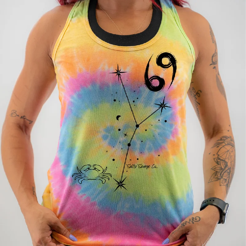 Ladies “Cancer” Racerback Tank Zodiac Collection halter tank top