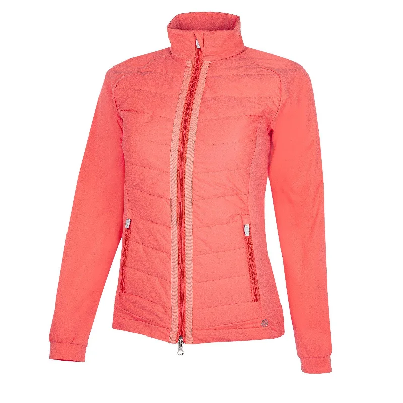 Lorelle - Windproof and water repellent jacket Ribbed Jacket Pleated Jacket Ruffled Jacket