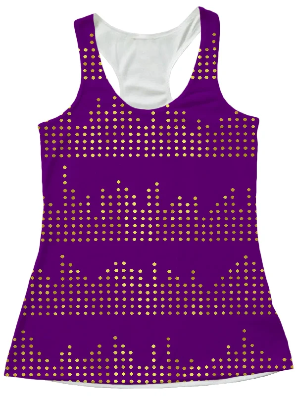 Gold Equalizer Beats Women's Tank ribbed tank top