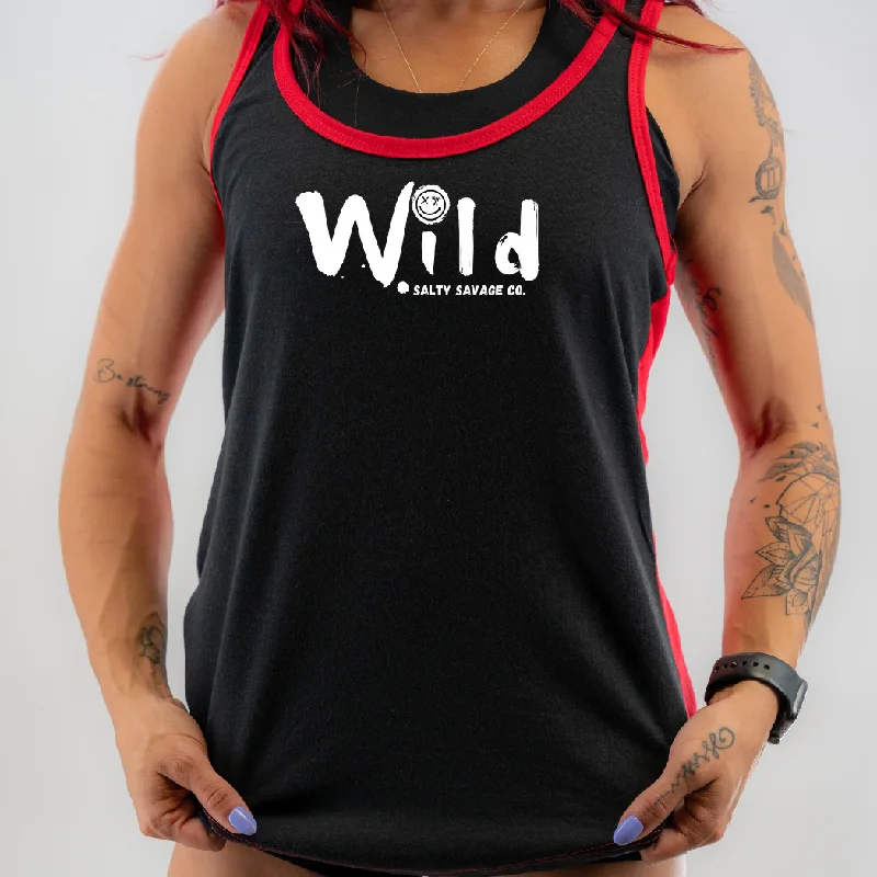 Salty Savage Ladies “Wild” Two Tone Racerback Tank sexy tank top
