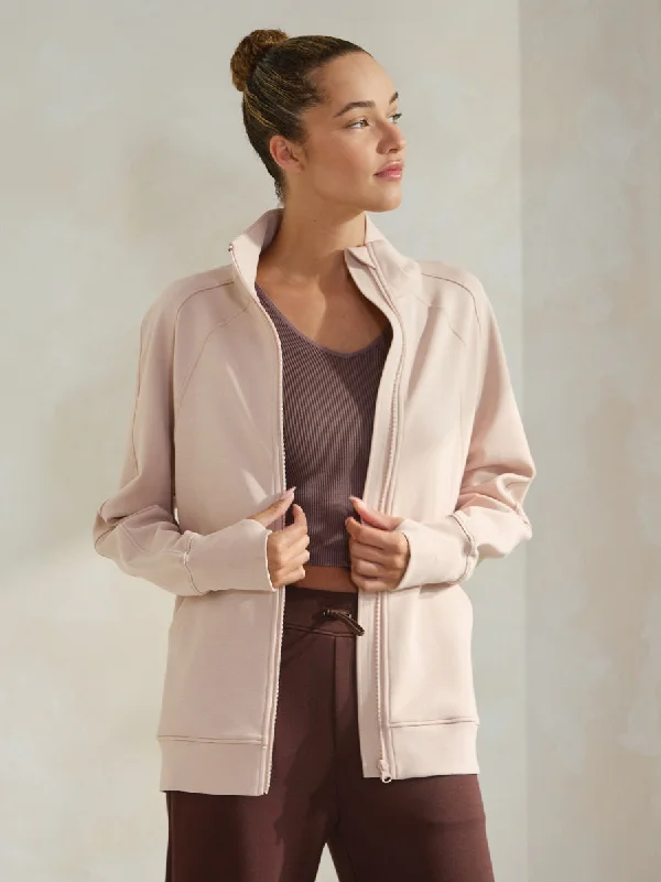 Relax and Zip Full Long Jacket Embroidered Jacket Appliqued Jacket Beaded Jacket