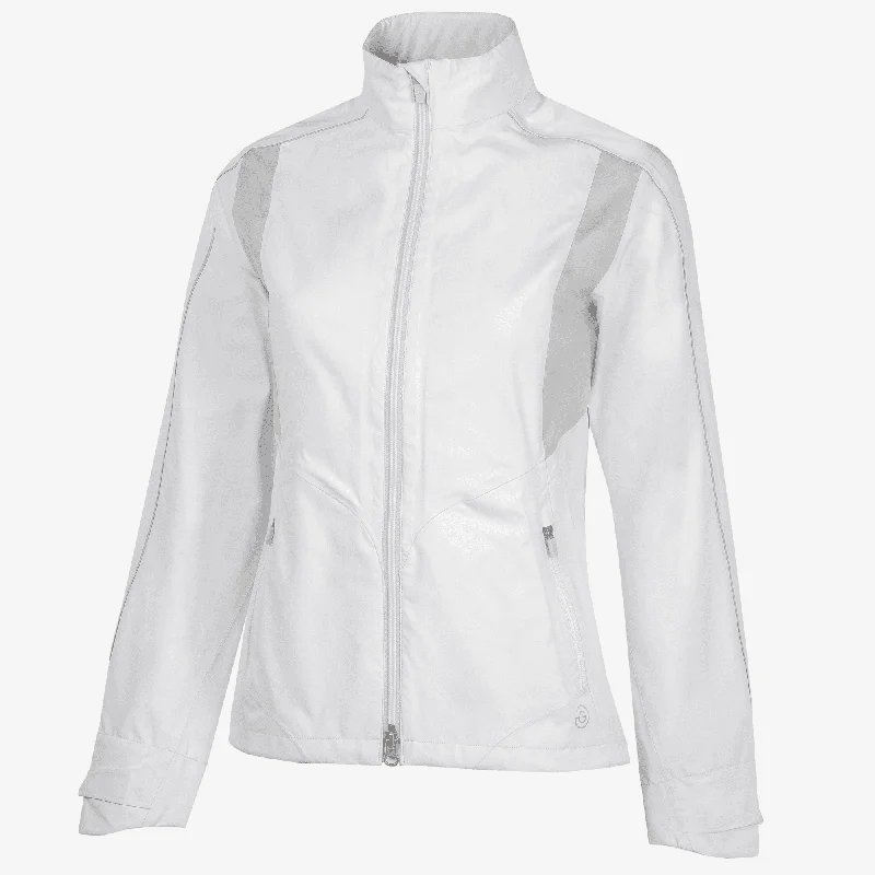 Ally - Waterproof golf jacket Zippered Front Buttoned Front Snap Front
