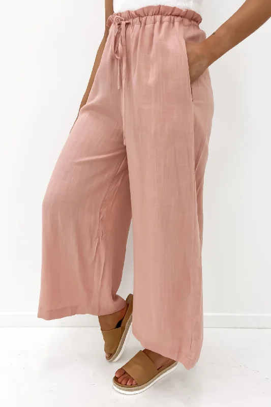 Skye Pant Blush Slim-Fit Khaki Pants