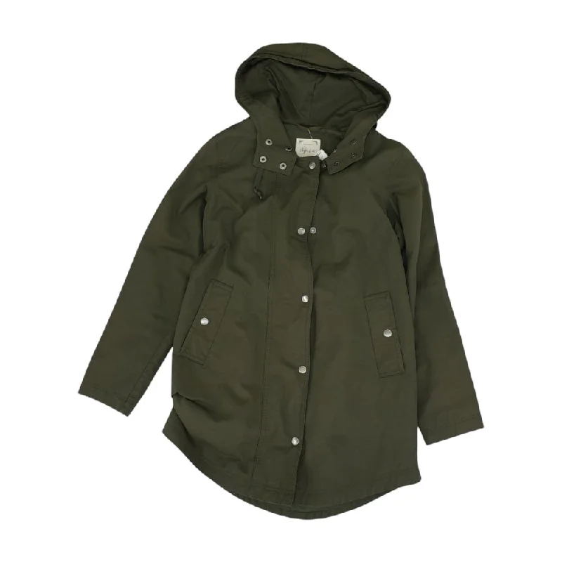 Green Solid Lightweight Jacket Lace Jacket Ribbed Jacket Sequined Jacket