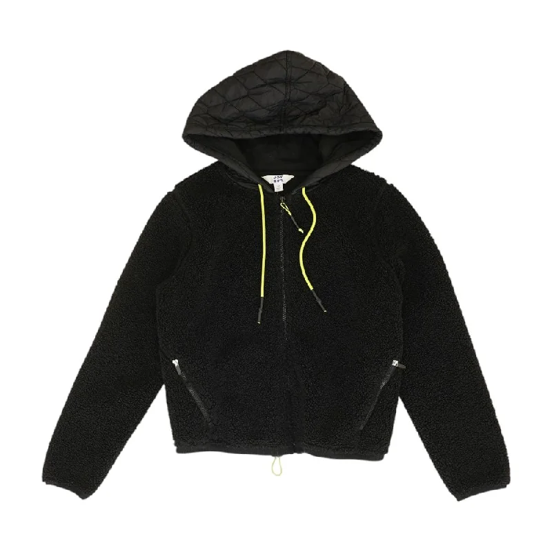 Black Solid Lightweight Jacket Oversized Jacket Tailored Jacket Straight Jacket