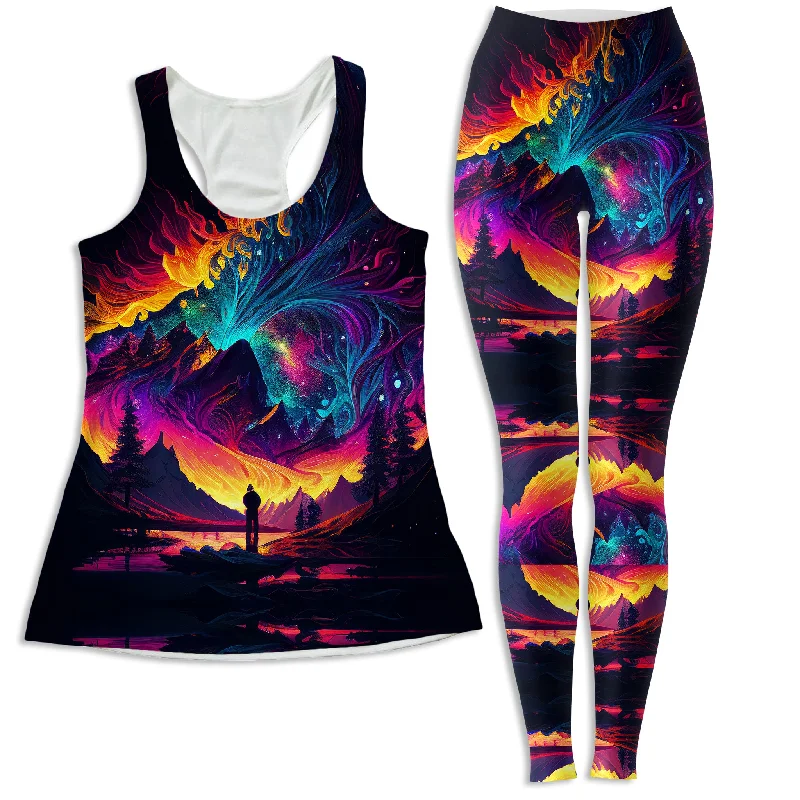 Tundra Women's Tank and Leggings Combo gold tank top