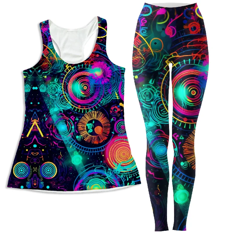 Retro Trip Women's Tank and Leggings Combo chic tank top