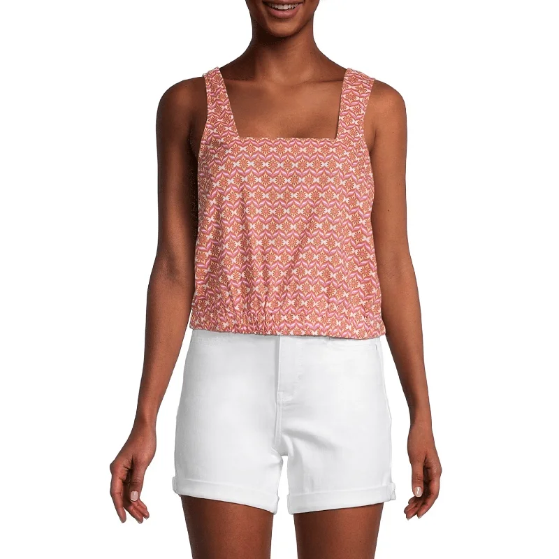 A.N.A - Square Neck Sleeveless Tank Top glitter tank top