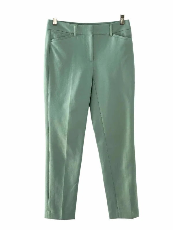 White House Black Market Size 00 Blue Pants Formal Stretch Pants