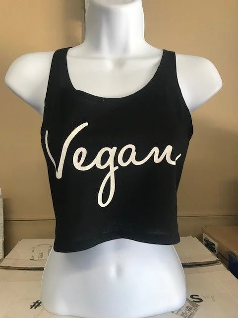 Vegan Signature Crop Tank cozy tank top