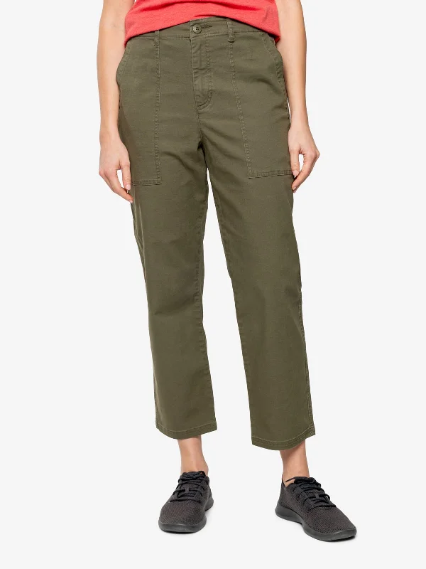 Insect Shield Women's Legendary Crop Pants Stylish Paperbag Waist Pants