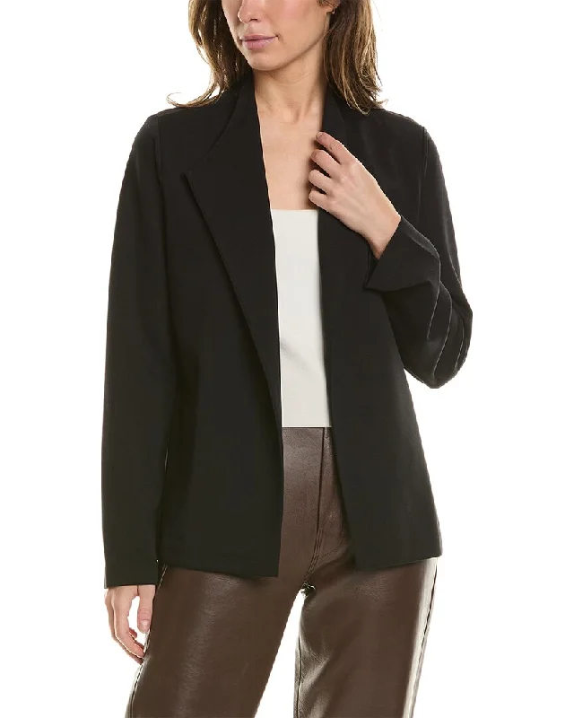 EILEEN FISHER High Collar Jacket Collared Jacket Crew Neck Jacket Turtle Neck Jacket
