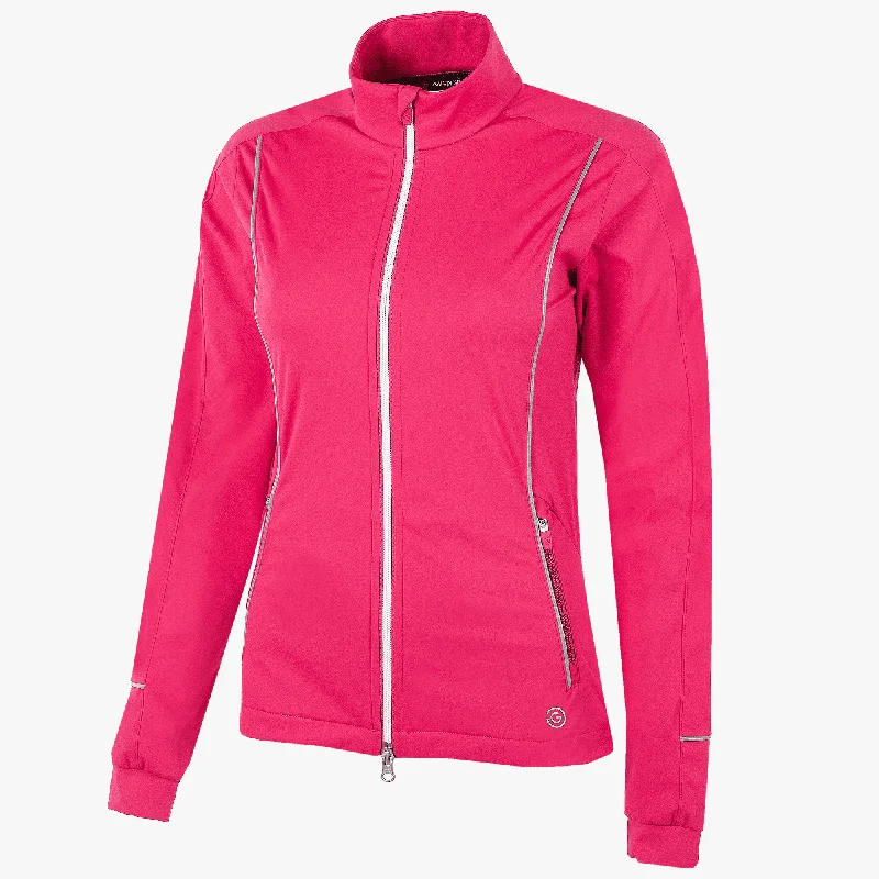 Leila - Windproof and water repellent jacket Knit Jacket Woven Jacket Fleece Jacket