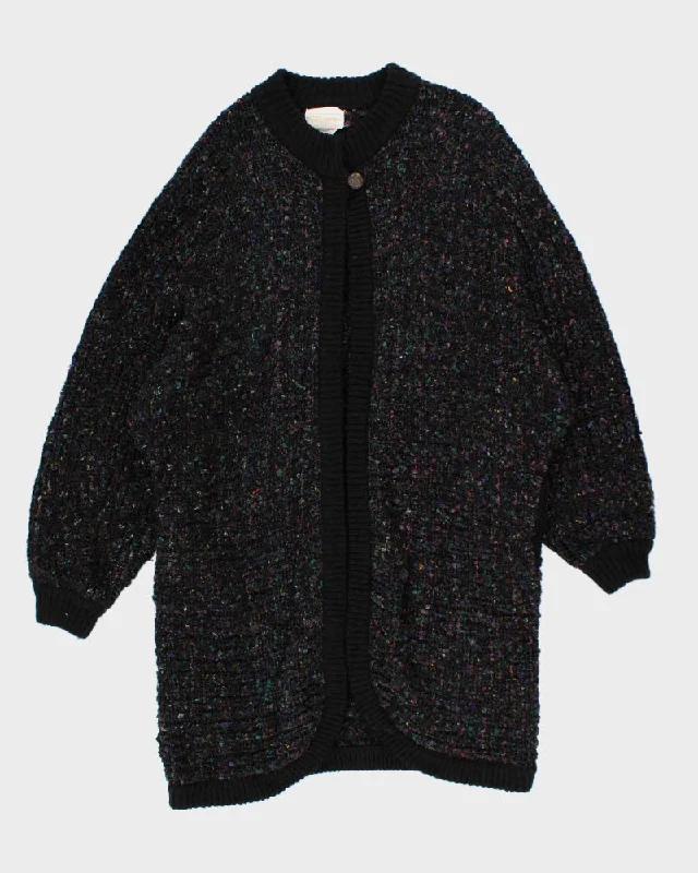 Vintage Yves Venet Long Cardigan - M Jersey Fabric Tulle Fabric Batik Fabric