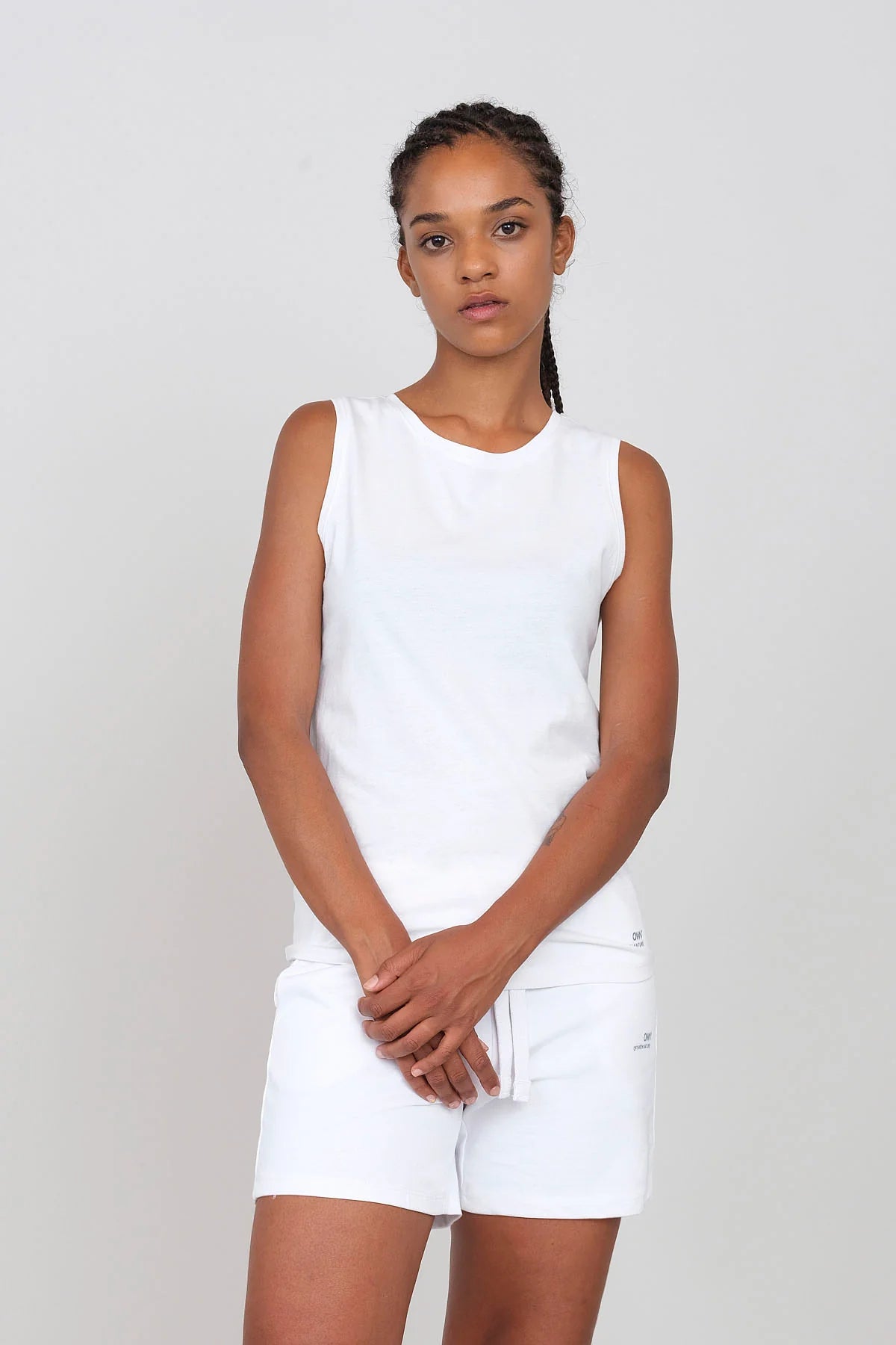 Women's Tank Top White relaxed fit tank