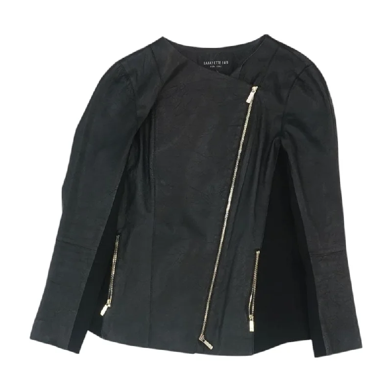 Leather Biker Jacket Cotton Fabric Linen Fabric Terry Fabric