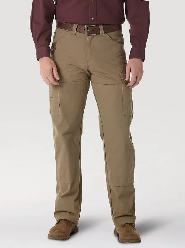 Wrangler® RIGGS Workwear® Men's Ripstop Ranger Pant_Bark Comfortable Denim Trousers