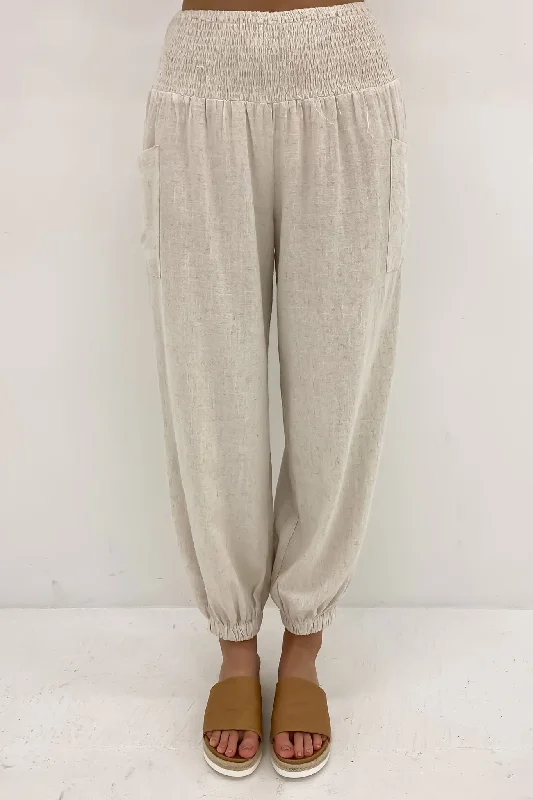 Zeke Pant Natural Casual Yoga Pants