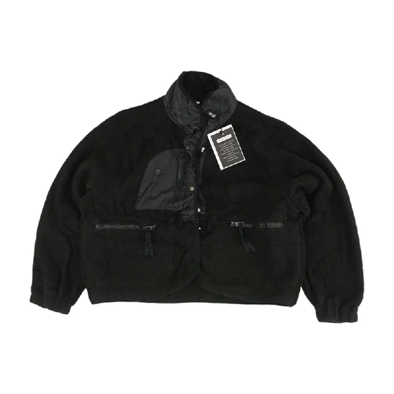 Black Solid Lightweight Jacket Hooded Jacket Caped Jacket Shawl Collar Jacket