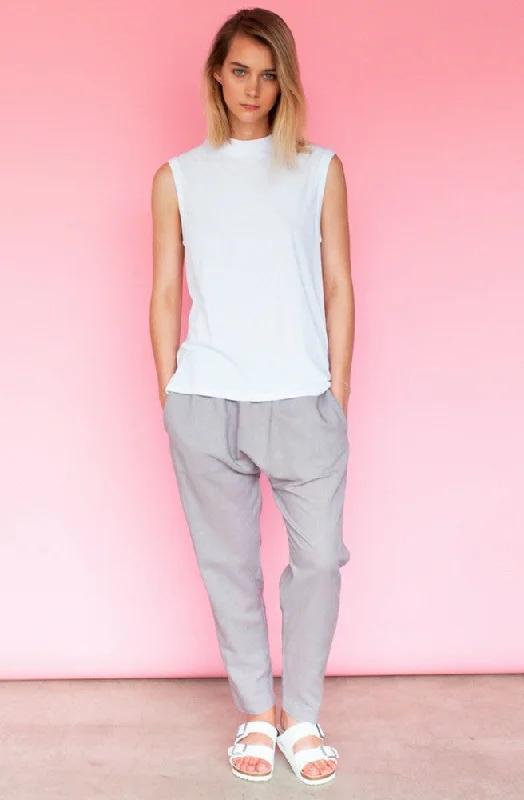 Johanna Oversized Muscle Tank lemon yellow tank