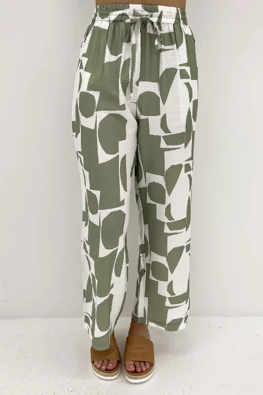 Ryan Pant Green Octa Classic Straight-Leg Pants