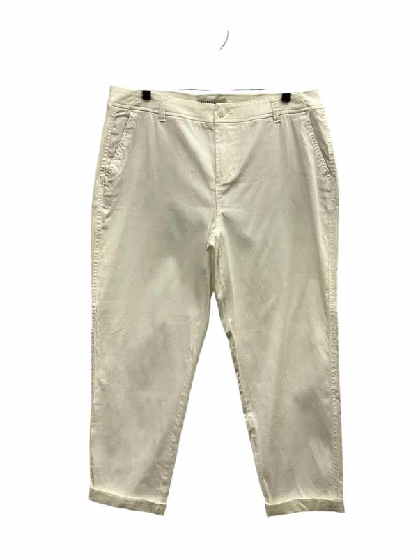 Liverpool Size 14 White Pants Cozy Lounge Pants