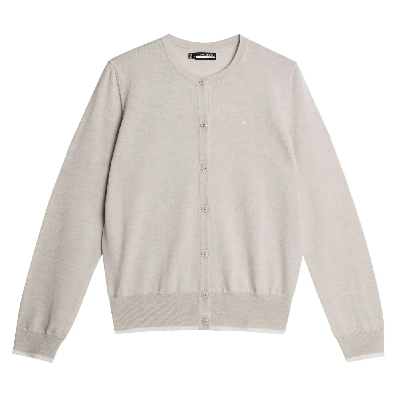 Womens Joanna Tour Merino Knitted Cardigan Moonbeam - SS25 Fleece Cardigan Nylon Polyester Womens Joanna Tour Merino Knitted Cardigan Moonbeam - SS25 Fleece Cardigan Nylon Polyester