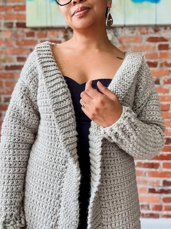 Crochet Kit - Rutland Crochet Cardigan Elegant Classic Vintage
