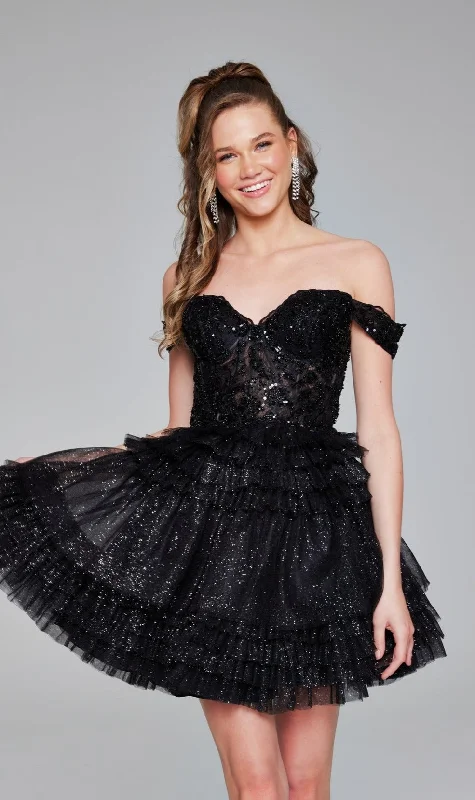 Jovani Short Party Dress 40612 Shift Classic Vintage