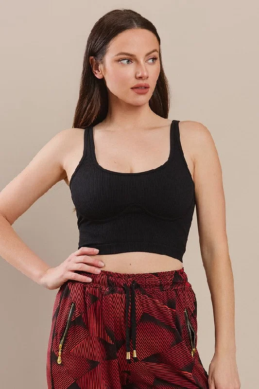Seamless Serenity Tank strapless tank top