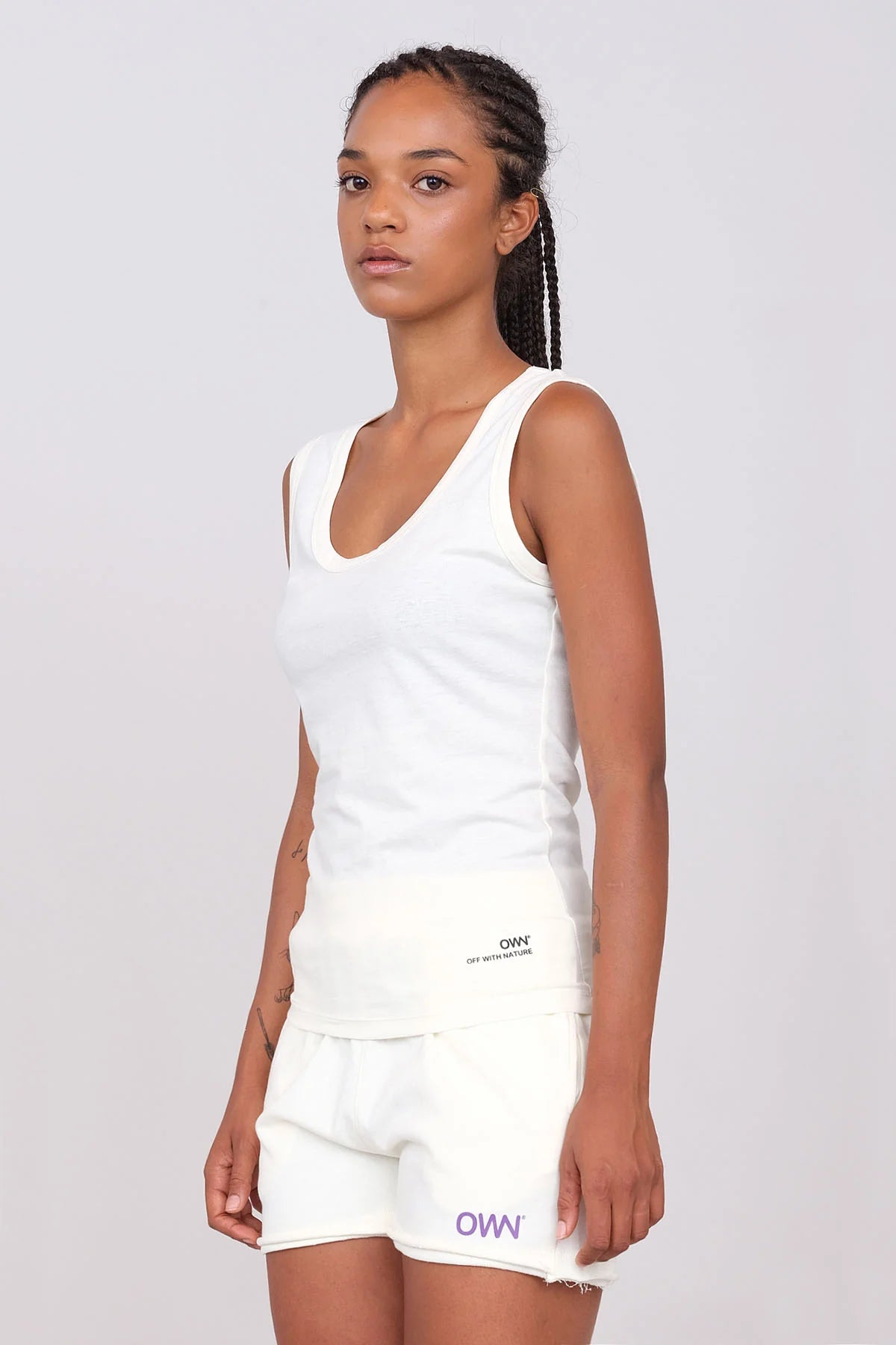 Women's Deep Neck Tank Top Butter v-neck tank top