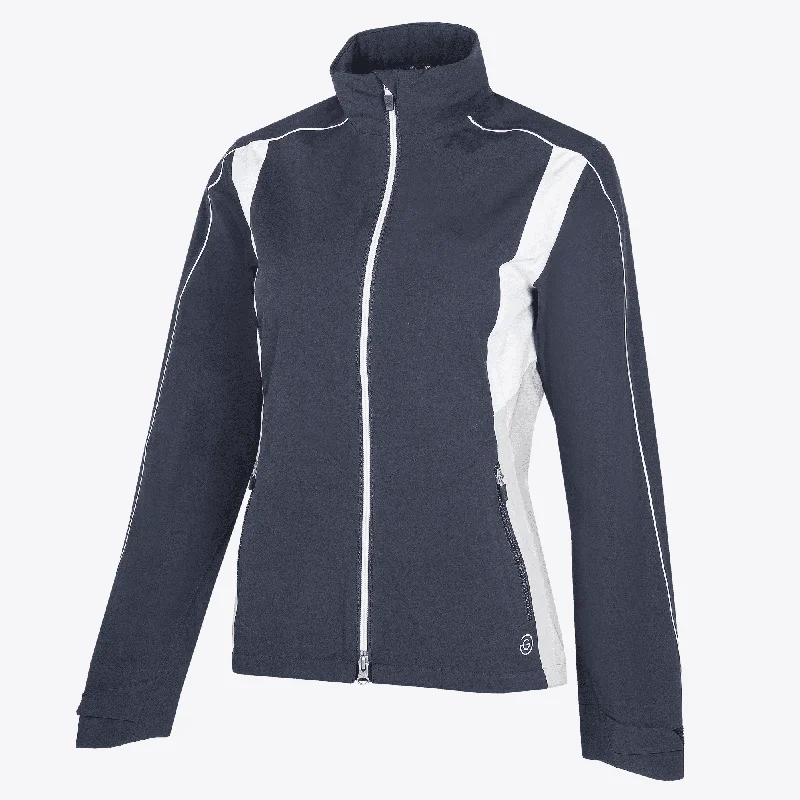 Ally - Waterproof golf jacket Tiered Jacket Buttoned Jacket Zippered Jacket