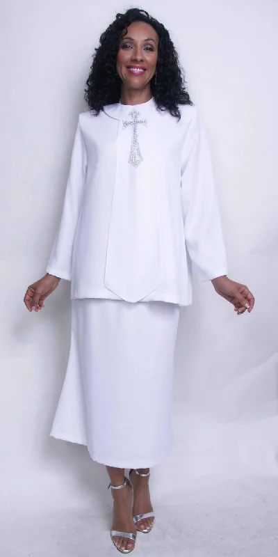 Hosanna 2577 Church Choir 4-Piece Dress Set Skirt Jacket Top Hooded Jacket Caped Jacket Shawl Collar Jacket