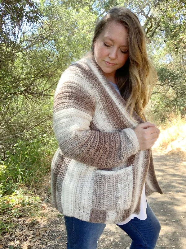 Crochet Kit - The Coen Cardigan Patchwork Embroidered Appliqued