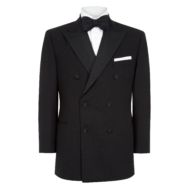 Danton Black Dinner Jacket Satin Jacket Silk Jacket Chiffon Jacket