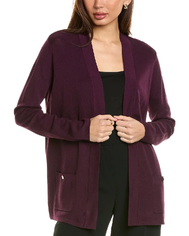 Anne Klein Malibu Cardigan Iron Safe Non-Iron Wrinkle Free