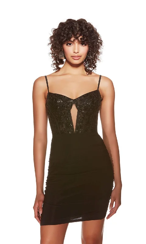 Alyce Short Party Dress 4816 Lace Sexy Club