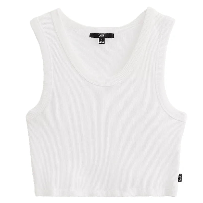 Vans Drew Rib Tank Skate Classics - White crew neck tank
