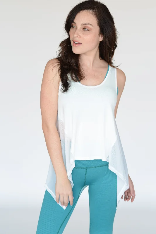 Active Asymmetric Hem Tank Top gym tank top