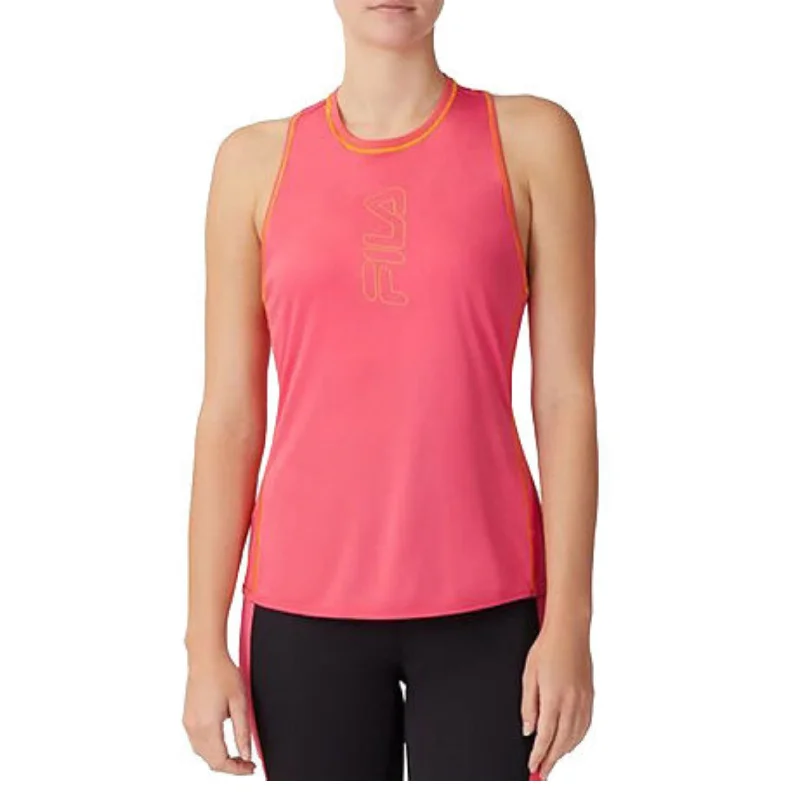FILA -  Crew Neck Sleeveless Tank Top flexible tank top