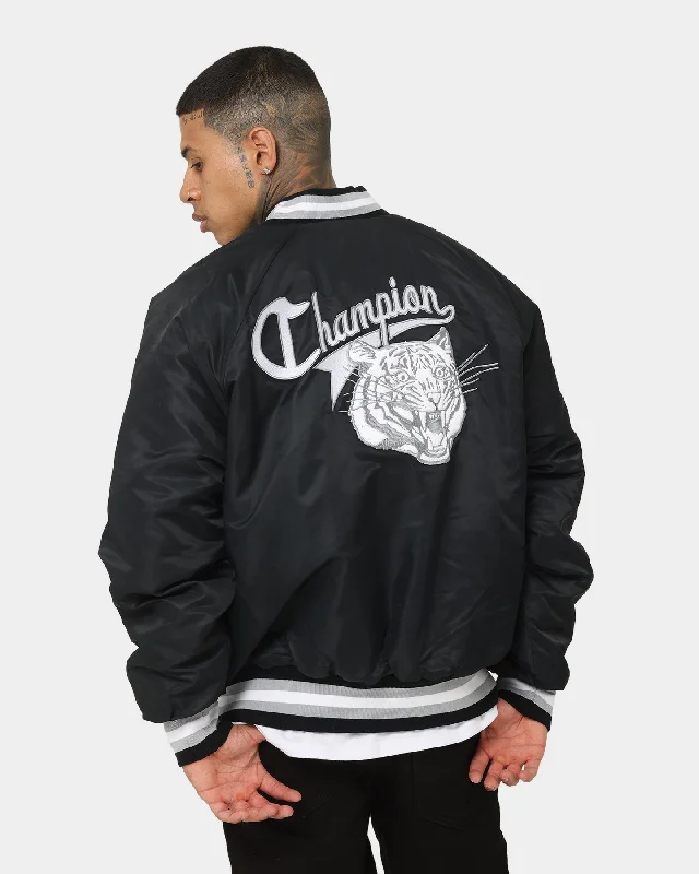 Champion LFS Letterman Jacket Black Wool Jacket Cashmere Jacket Tweed Jacket