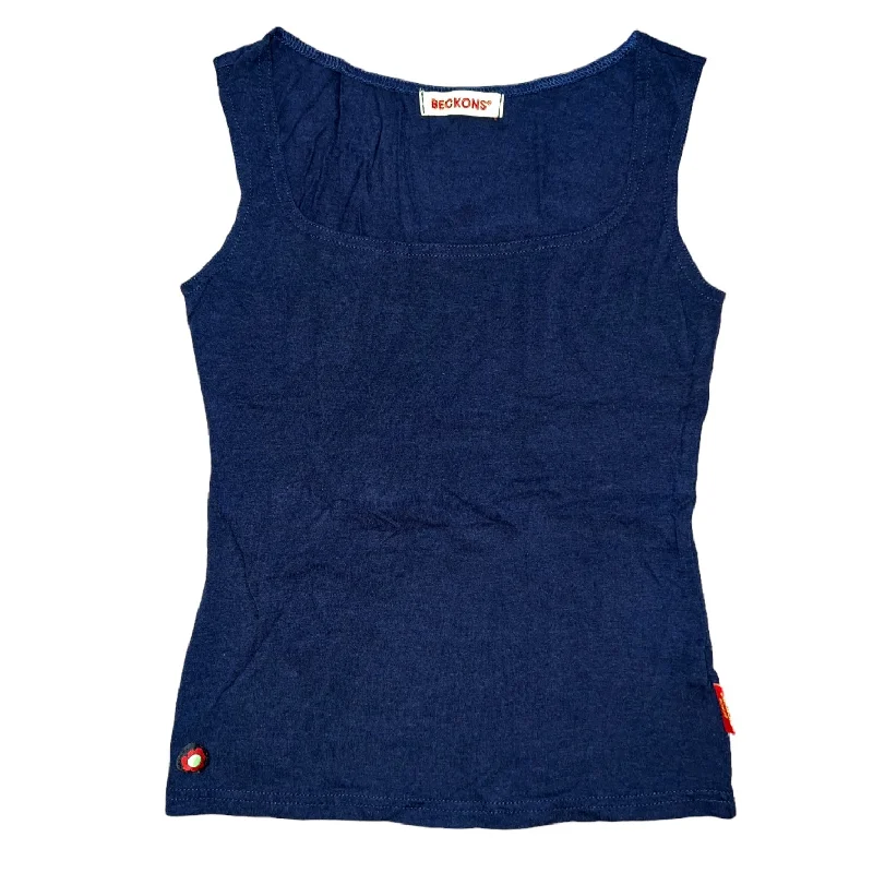 Strength Bamboo Tank Top - Navy grey tank top
