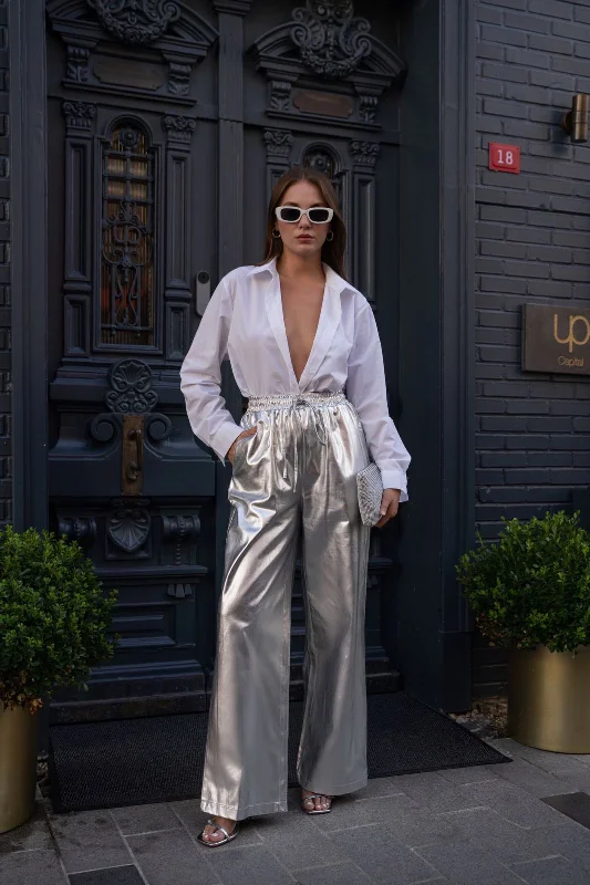 Glossy Pant 231613 Stylish Harem Pants
