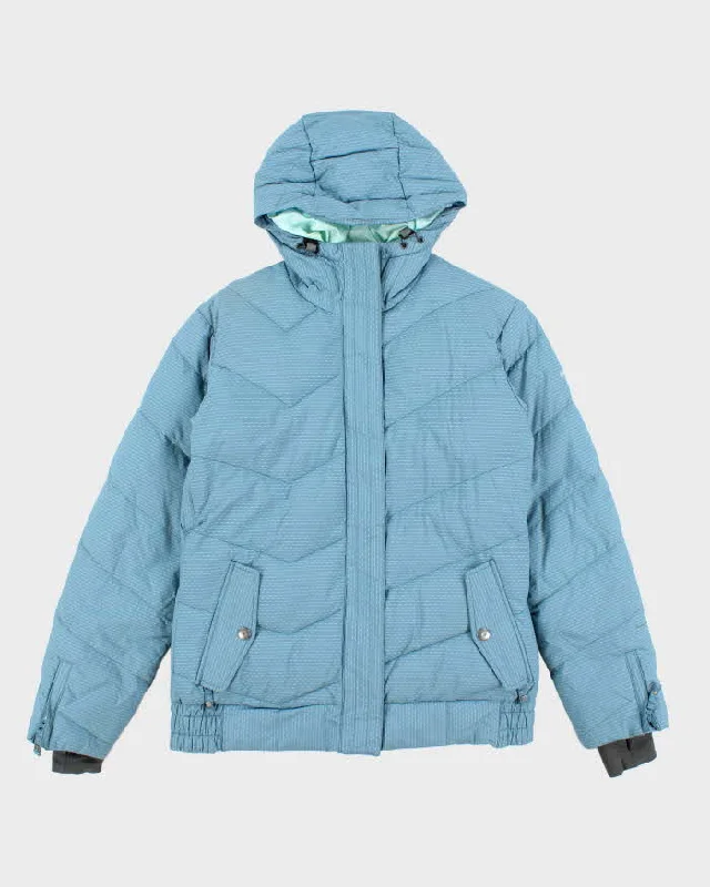 Vintage Women's Columbia Insulated Hooded Ski Jacket - S Striped Jacket Polka Dot Jacket Floral Jacket