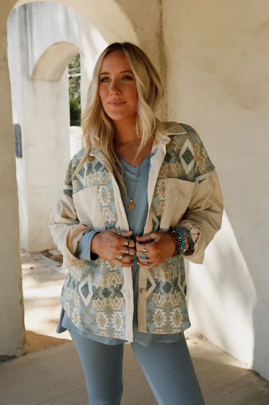 Tribal Blitz Jacket - Beige Nylon Jacket Polyester Jacket Spandex Jacket