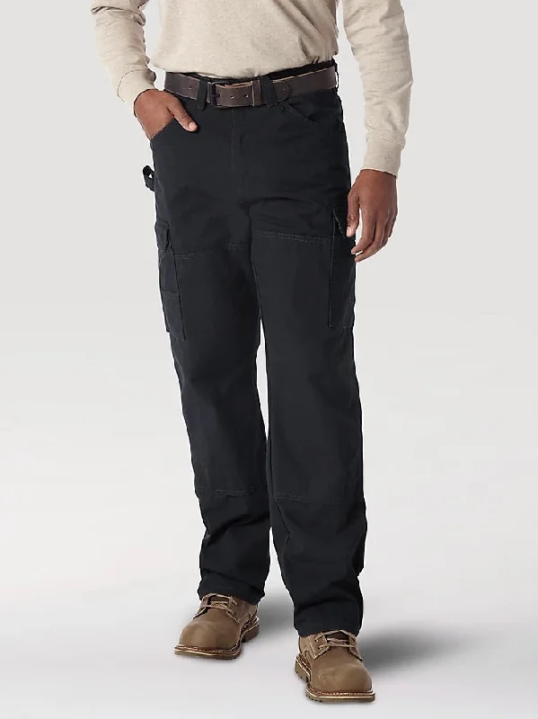 Wrangler® RIGGS Workwear® Men's Ripstop Ranger Pant_Black Trendy Work Pants