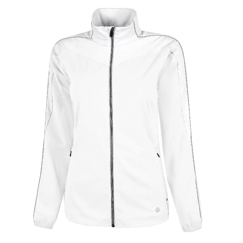 Leslie - Windproof and water repellent golf jacket Rayon Fabric Velvet Fabric Corduroy Fabric