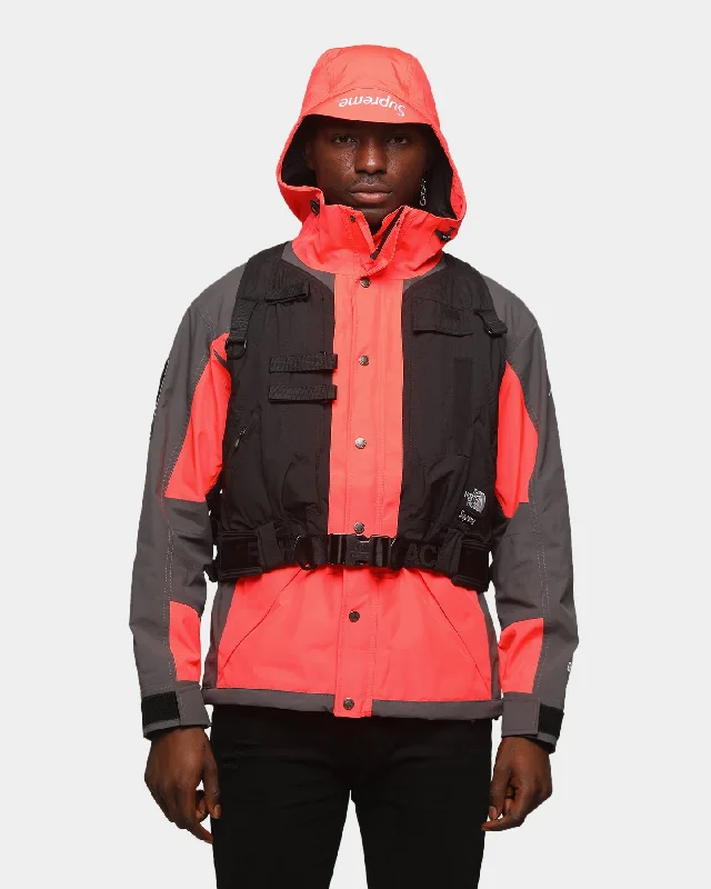 Supreme The North Face RTG Jacket + Vest Red Print Jacket Jacquard Jacket Patchwork Jacket