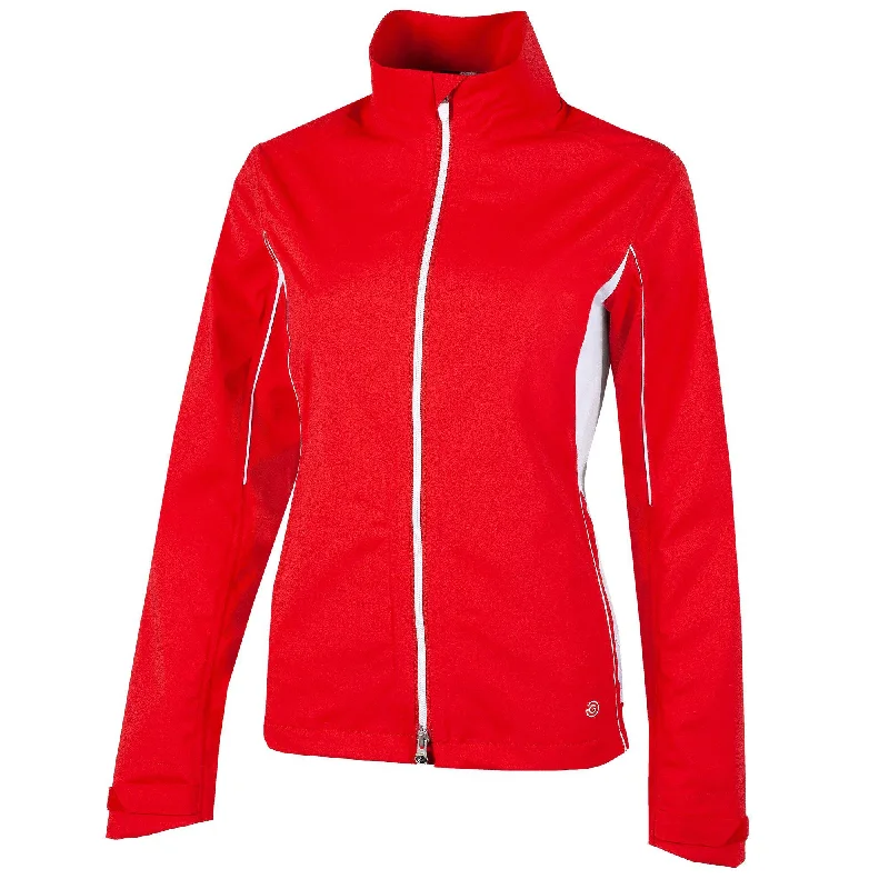 Aila - Waterproof jacket Notch Collar Jacket Peter Pan Collar Jacket Cowl Neck Jacket
