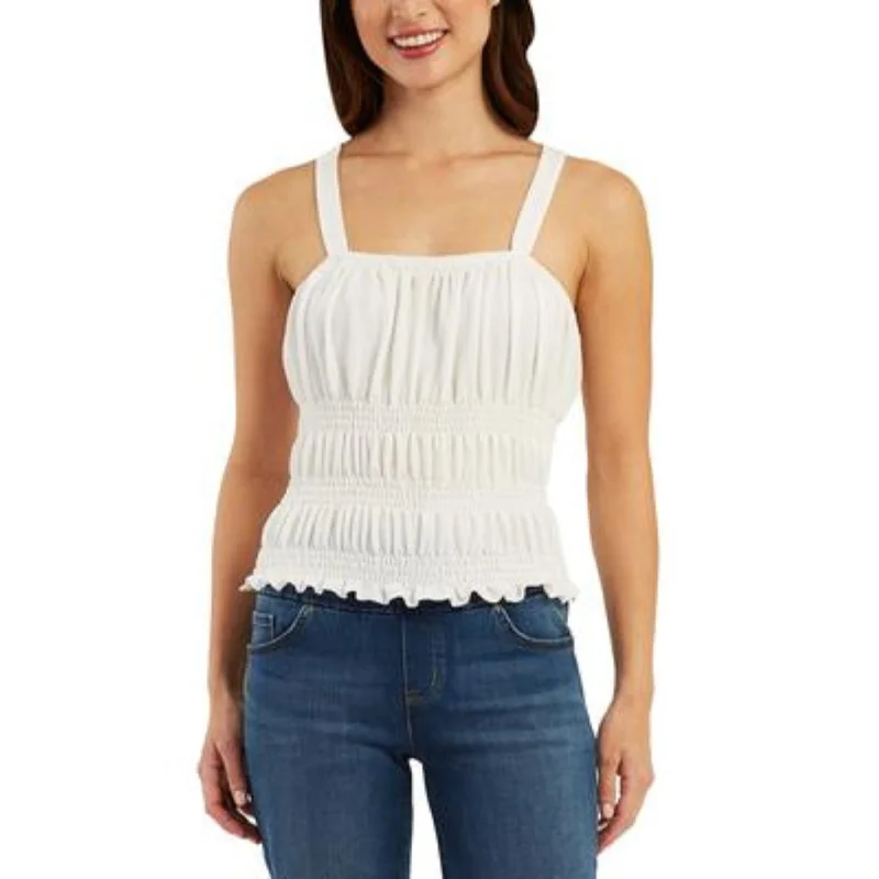 BCX - Ruched Tank Top breathable tank top